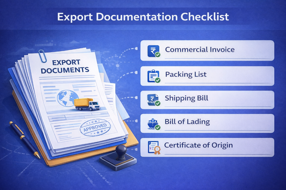export documentation checklist india 2026